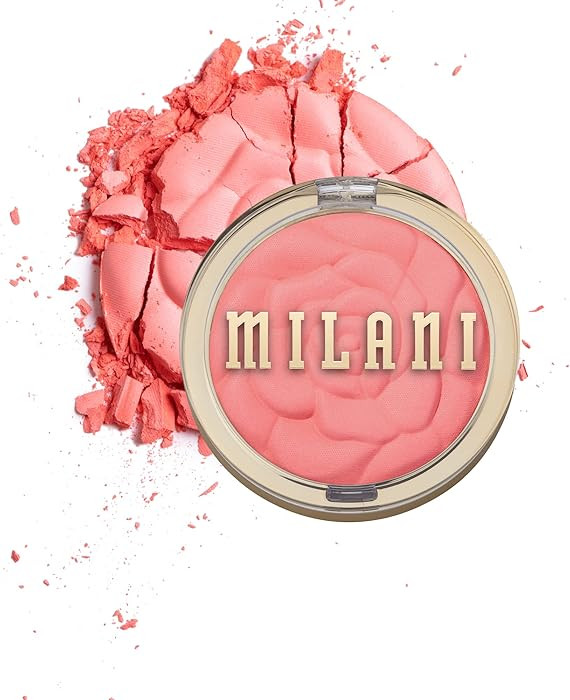Milani Rose Blush, Powder Blush for Cheeks, Cruelty Free Makeup - Shape, Contour & Highlight Face... | Amazon (US)