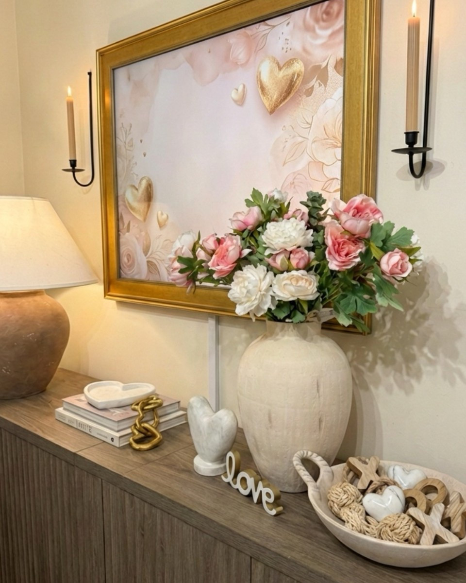 Valentine’s Day tv console styling 💕

#LTKHome #LTKSaleAlert