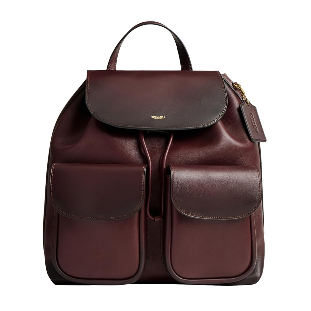 COACH Women's Crosby Backpack 28, B4/Merlot, One Size | Amazon (US)