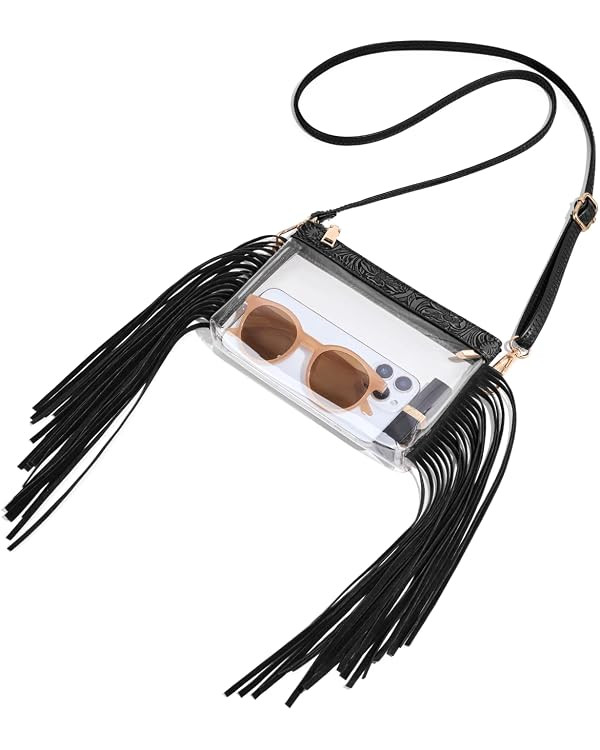 Unilily Clear Bag for Stadium Events, Stadium Approved Small Clear Purse for Women, Crossbody Bag... | Amazon (US)