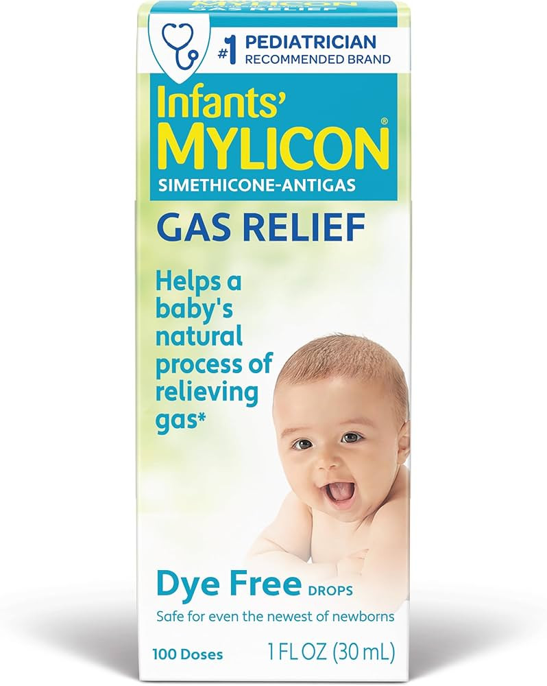 MYLICON Infants Gas Relief Drops for Infants and Babies, Dye Free Formula, 1 Fluid Ounce | Amazon (US)