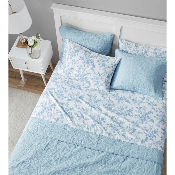 Laura Ashley Cotton Flannel Cozy Sheet Sets | Wayfair North America