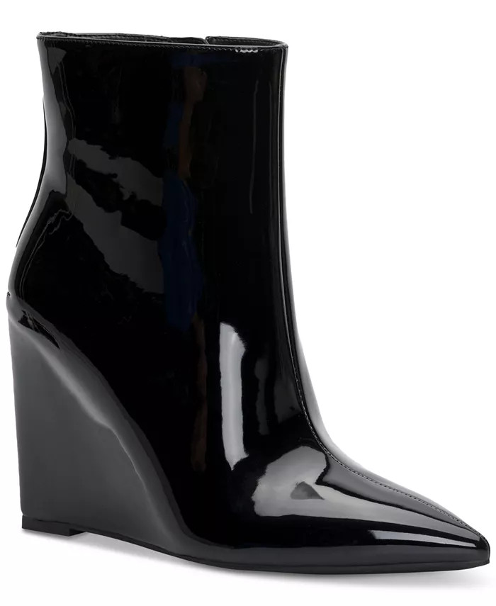 INC International Concepts Women's Azah Wedge Booties, Created for Macy's & Reviews - Booties - S... | Macys (US)