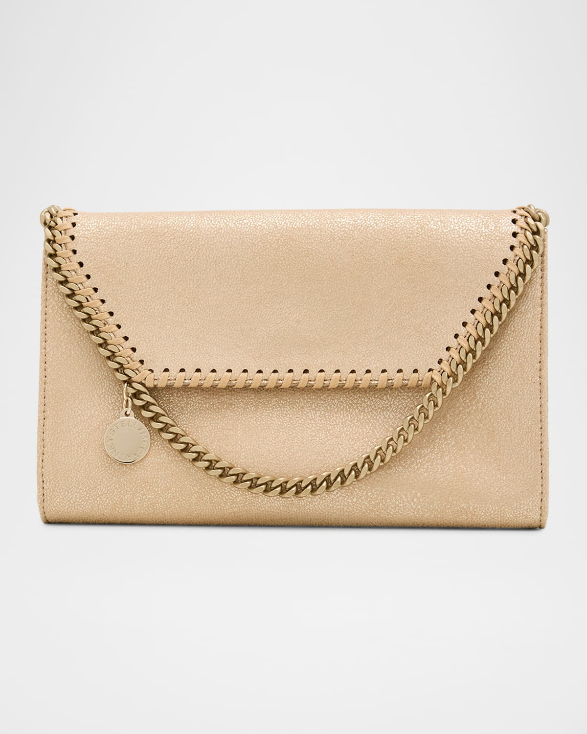 Falabella Metallic Wallet Crossbody Bag | Neiman Marcus