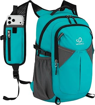 WATERFLY Small Lightweight Packable Backpack with Strap Phone Pocket | Amazon (US)