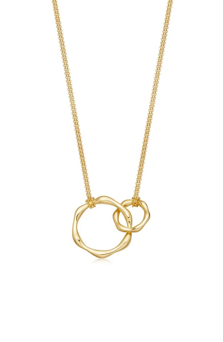 Double Molton Ring Pendant Necklace | Nordstrom