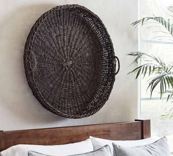 Classic Round Woven Basket Wall Art | Pottery Barn (US)