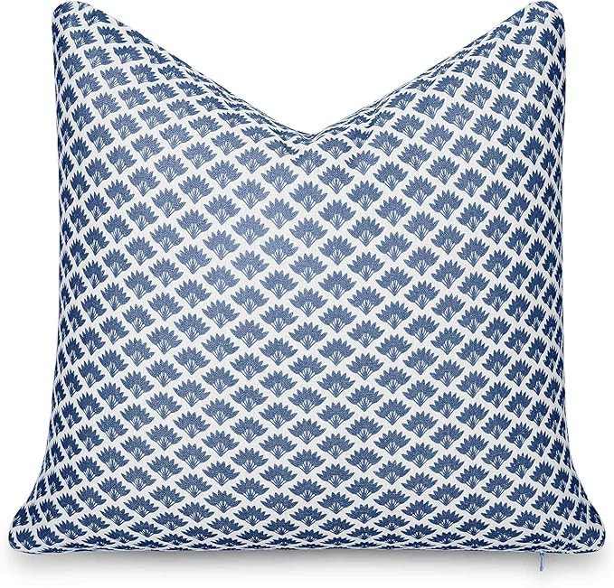 Crumbs Home California Casual Coastal Indoor Outdoor Throw Pillow Cover, 20"x20" Water Repellent ... | Amazon (US)
