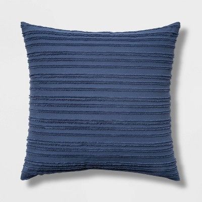 Target/Home/Bedding‎Euro Clipped Texture Dec Pillow Blue - Threshold™Shop all Threshold | Target