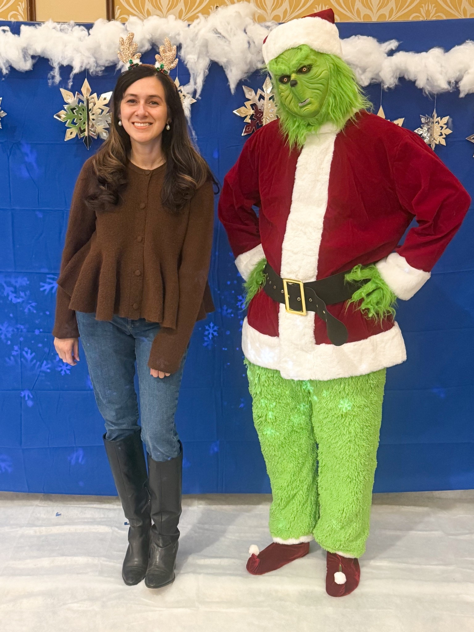 Looking like a reindeer! Sharing my peplum brown sweate. So cozy and cute for this time of year. NORDSTROM shopping, nordy find 

#LTKHoliday #LTKOver40 #LTKootd