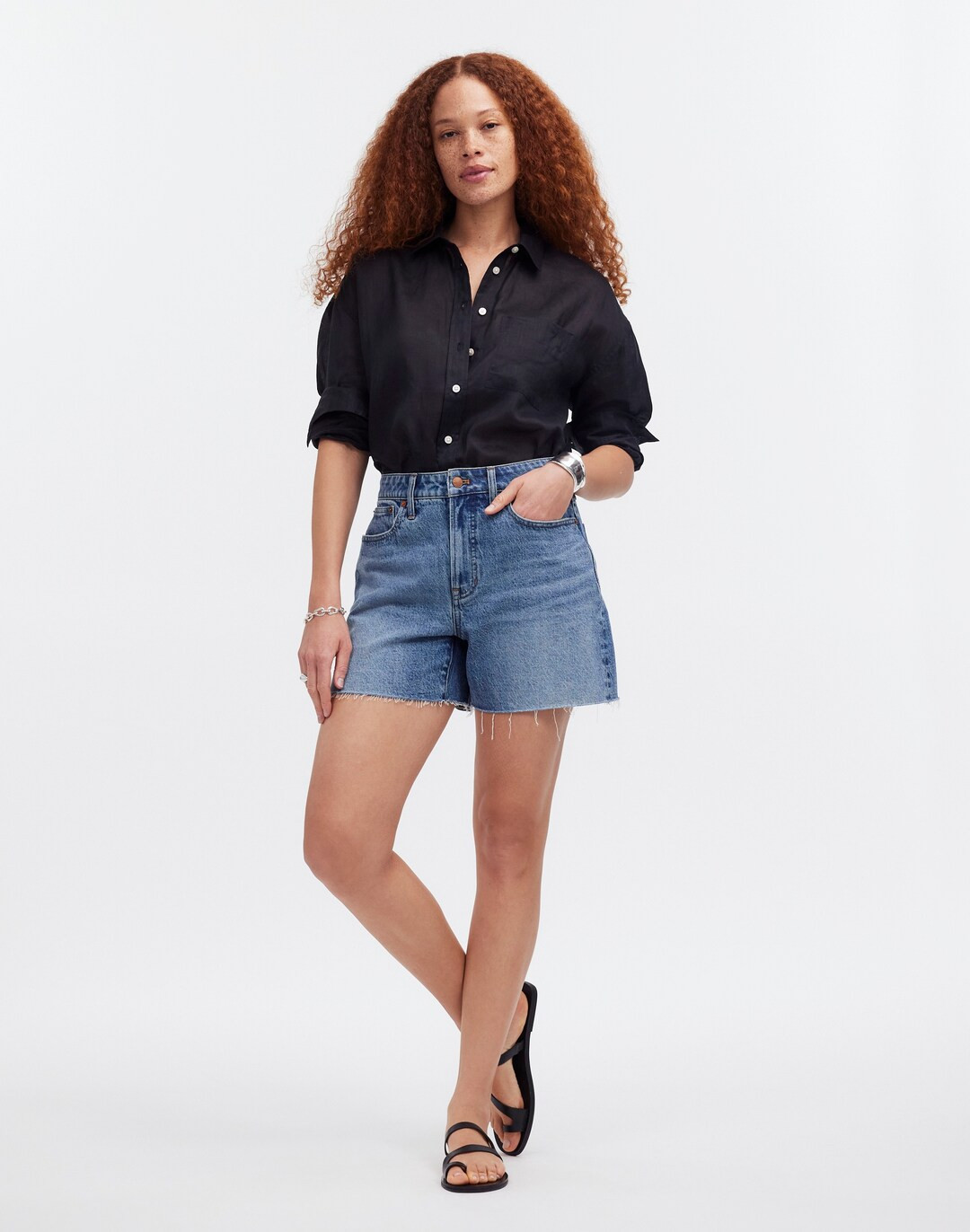 The Curvy Perfect Vintage Short in Dewberry Wash | Madewell