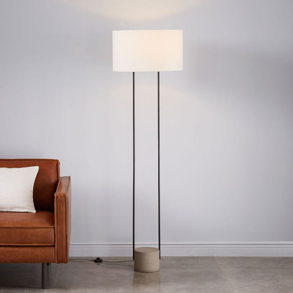 Industrial Outline Floor Lamp | West Elm (US)