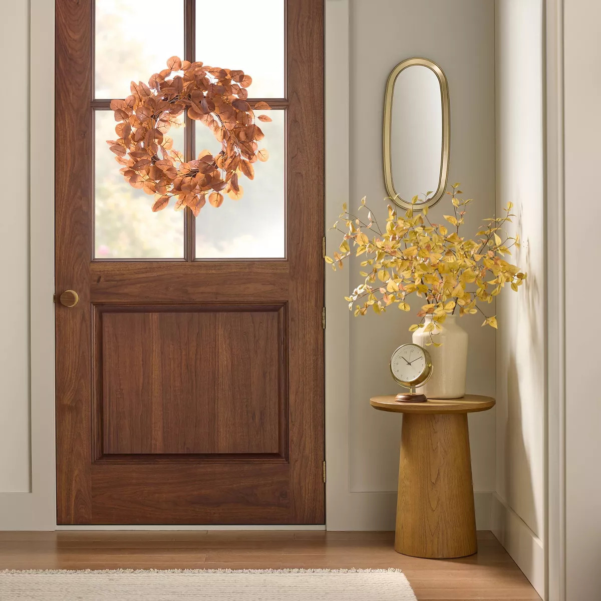 26" Rusted Eucalyptus Wreath - Hearth & Hand™ with Magnolia | Target