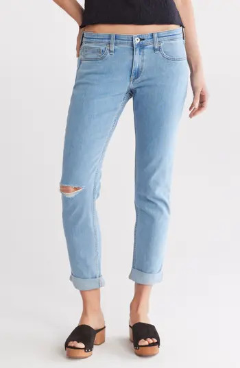 rag & bone Dylan Low Rise Slim Boyfriend Jeans in Light Wash at Nordstrom Rack, Size 28 | Nordstrom Rack