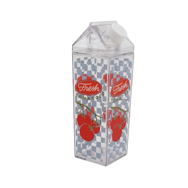 Just Feed Me by Jessie James Decker 2-Pack 18oz Carton-Style Tumbler Set, Tomatoes and Stamps | Walmart (US)