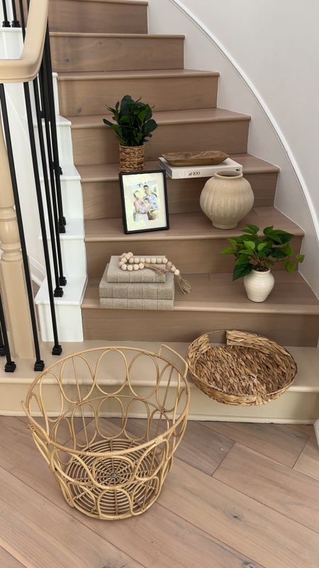 My best tip for styling shelves: lay everything out on stairs so you can envision what it’ll look like before putting everything up on your shelves! 

#LTKVideo #LTKhome