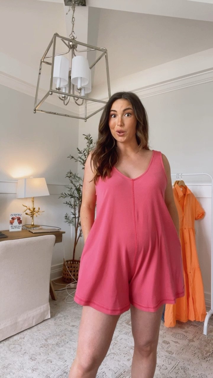 Loungewear romper with pockets—TTS

#LTKunder50 #LTKstyletip #LTKunder100