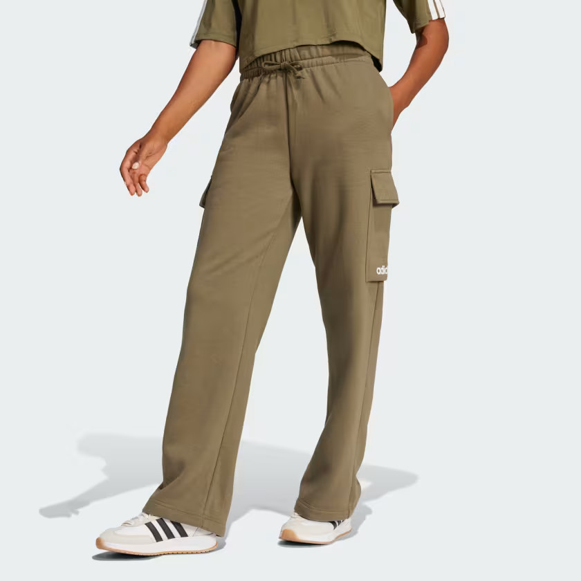 Essentials Linear Fleece Cargo Pants | adidas (US)