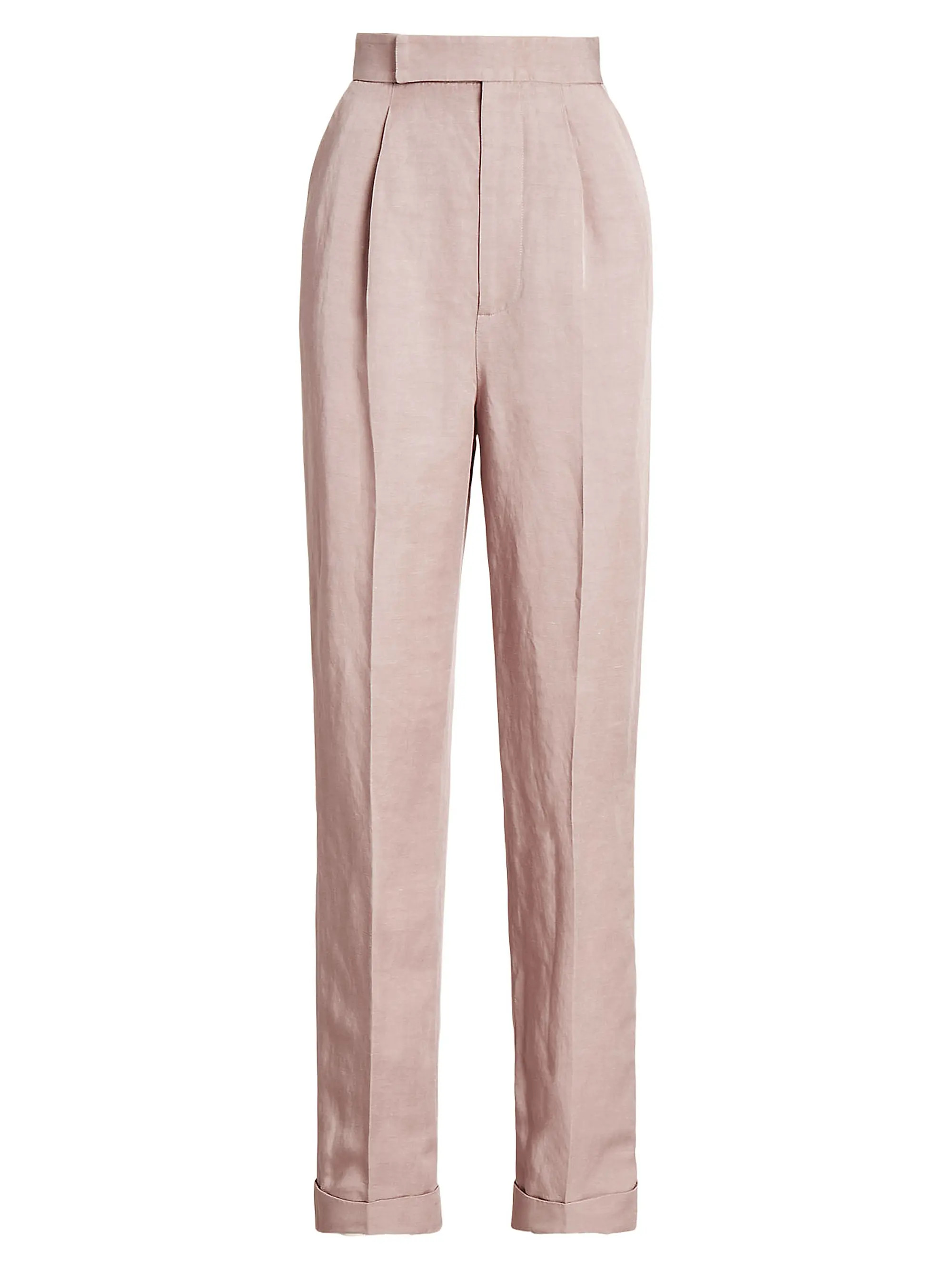 Ralph Lauren CollectionHigh-Waisted Straight-Leg Pants | Saks Fifth Avenue