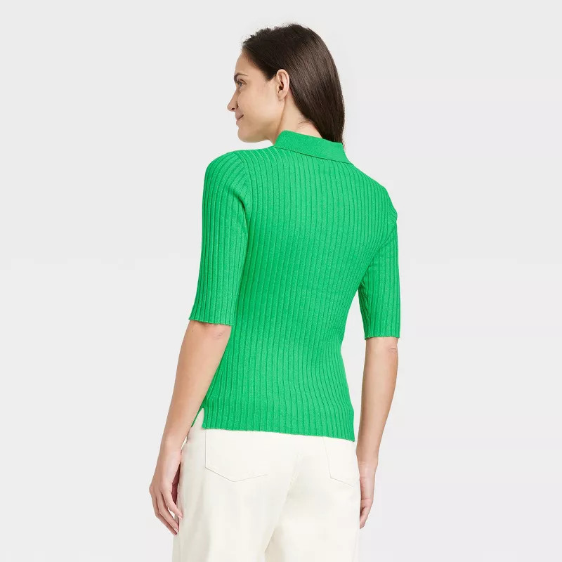 Women's Henley Neck Sweater - A New Day™ | Target