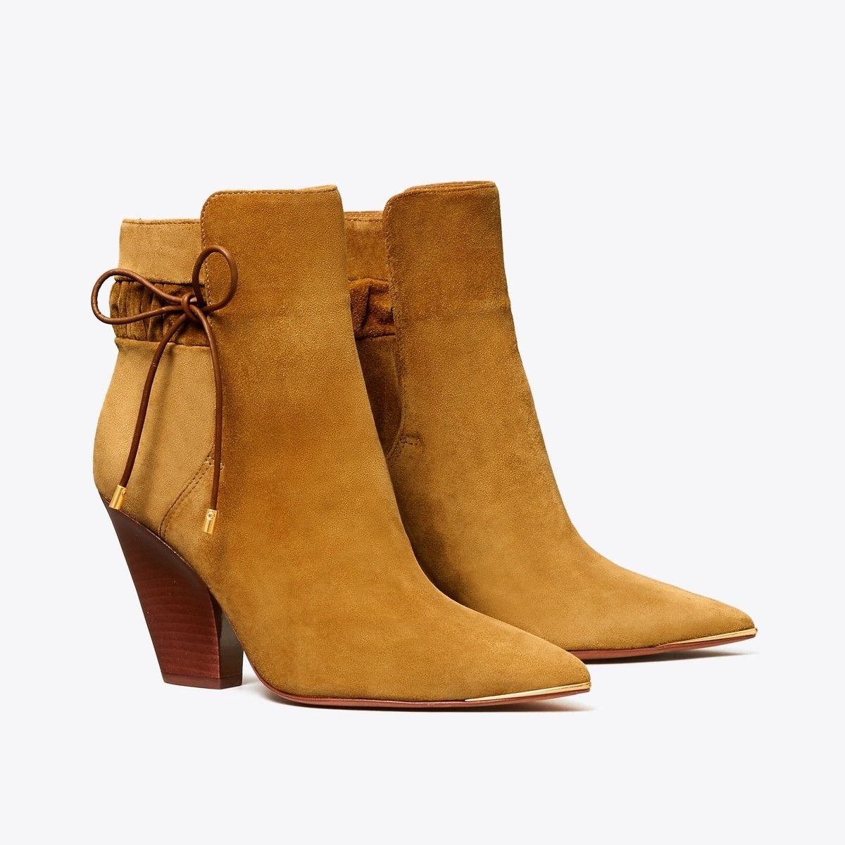 Lila Suede Scrunch Ankle Boot | Tory Burch (US)