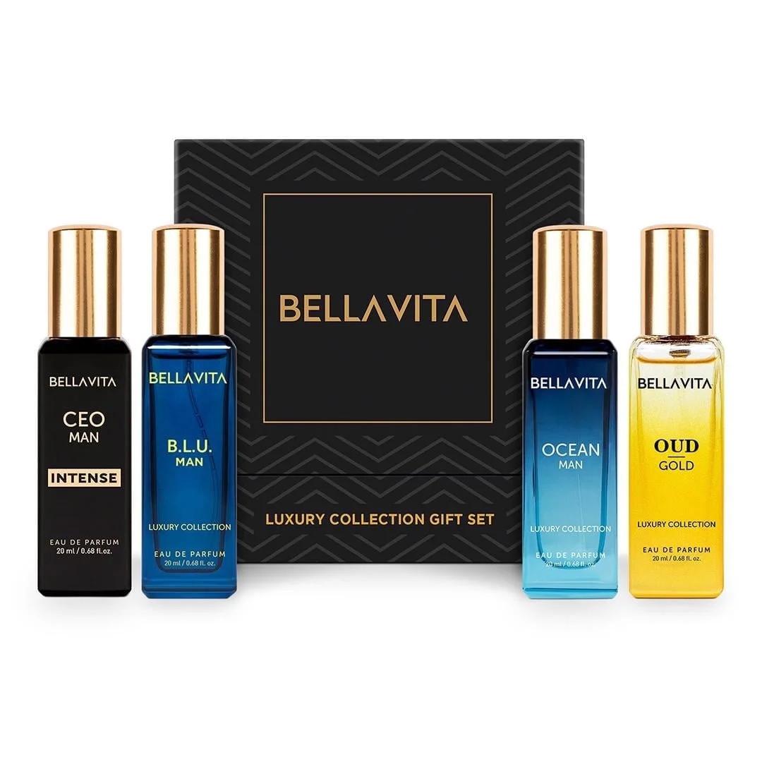 Bella Vita Luxury Collection Eau De Parfum Gift Set 4 x 20ml for Men & Women with OUD GOLD, OCEAN... | Walmart (US)