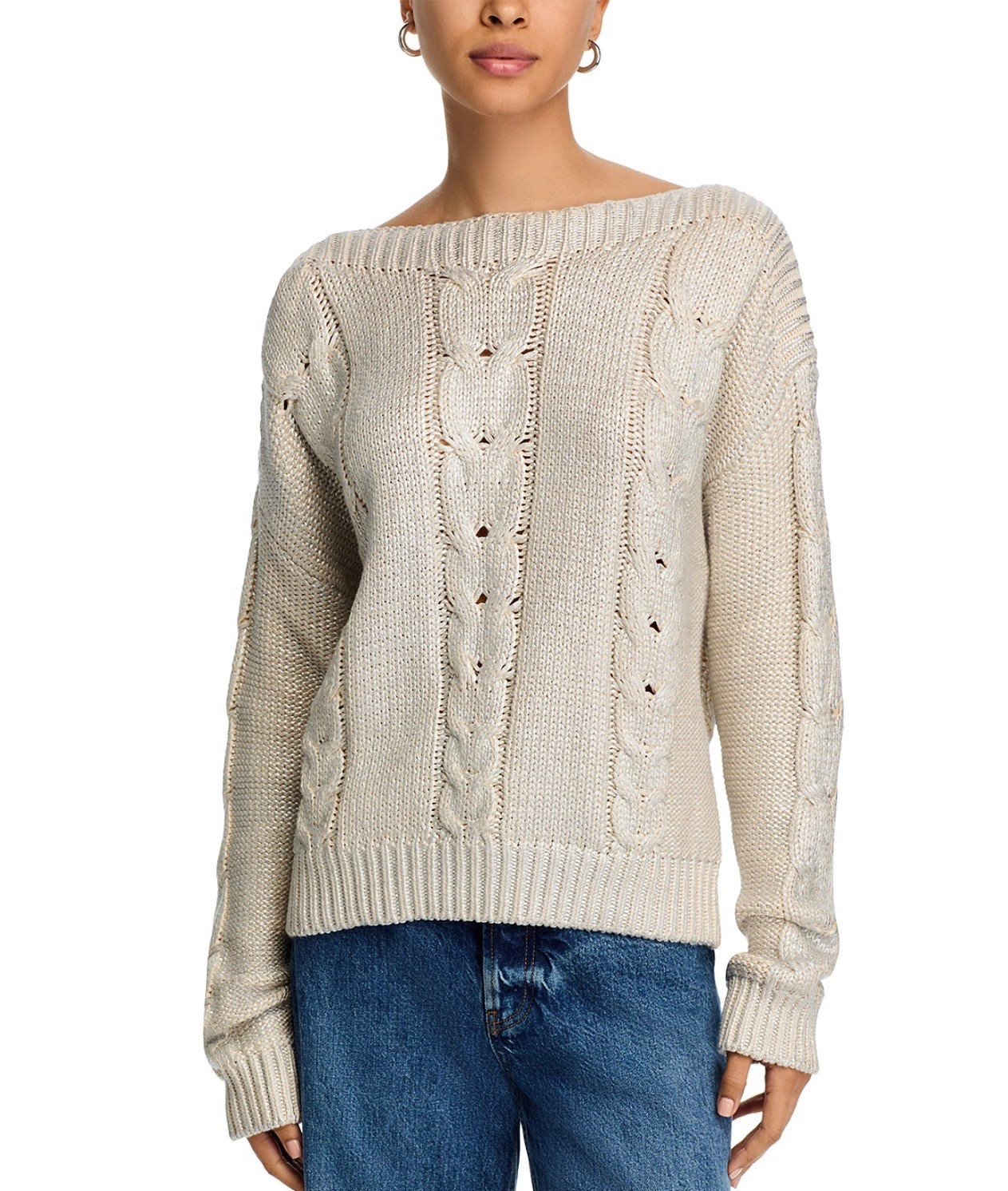 Cute cable knit sweater 

Bloomingdale’s 
Steve Madden 

#LTKFindsUnder100 #LTKOver40 #LTKSeasonal