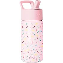 Simple Modern Kids Water Bottle with Straw Lid | 14oz Insulated Stainless Steel Kids Tumbler & Sp... | Amazon (US)