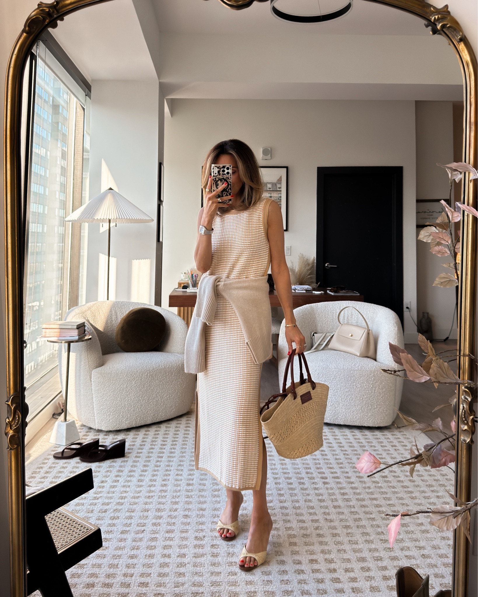 Love this knit dress xs - easy to wear everywhere. Pair it with a cardigan, or denim jacket or make it more summery with the straw bag and raffia sandals 

#LTKSeasonal #LTKootd #LTKOver40