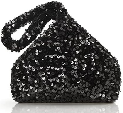 BABEYOND Women's Clutch Evening Bags Vintage Sequin Glitter Triangle Purse for 1920s Party Prom W... | Amazon (US)