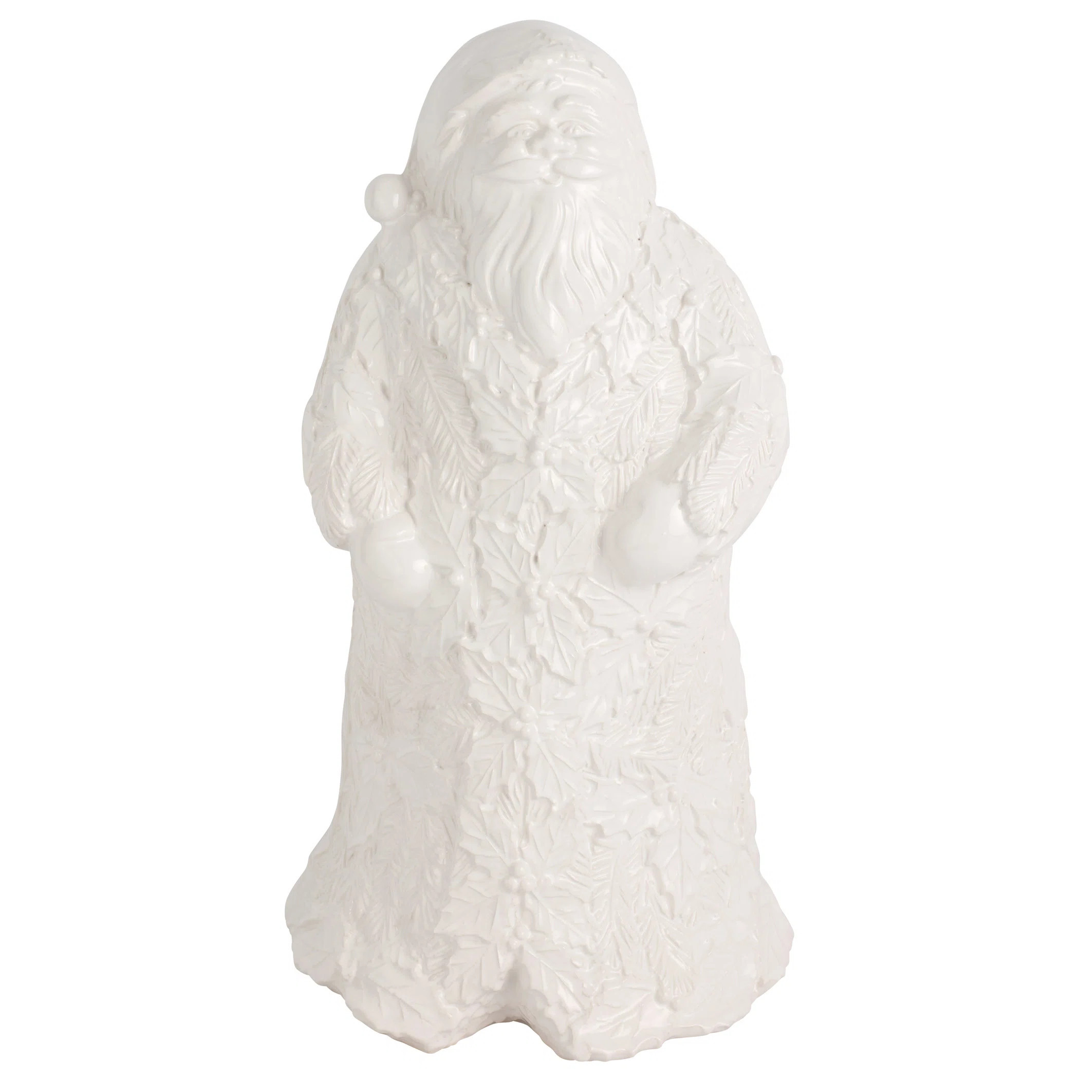 VIETRI Lastra Holiday Figural Santa With Foliage | Wayfair | Wayfair North America