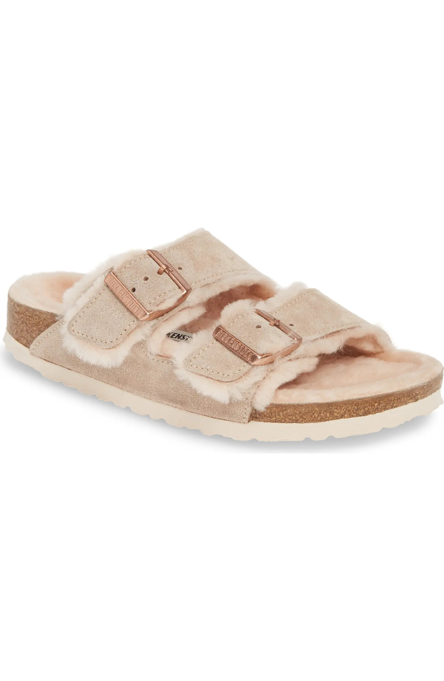 Arizona Genuine Shearling Slide Sandal (Women) | Nordstrom