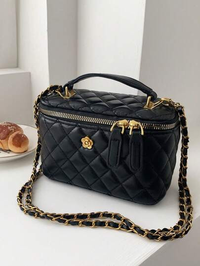 Black & gold Bag | SHEIN