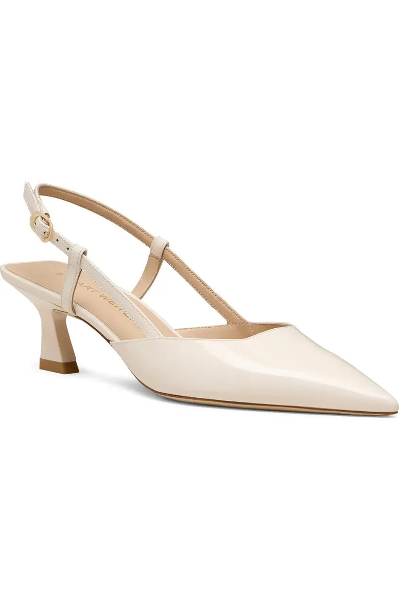 Stuart Weitzman Vinnie 50 Slingback Pump in Rosewood at Nordstrom, Size 9.5 | Nordstrom