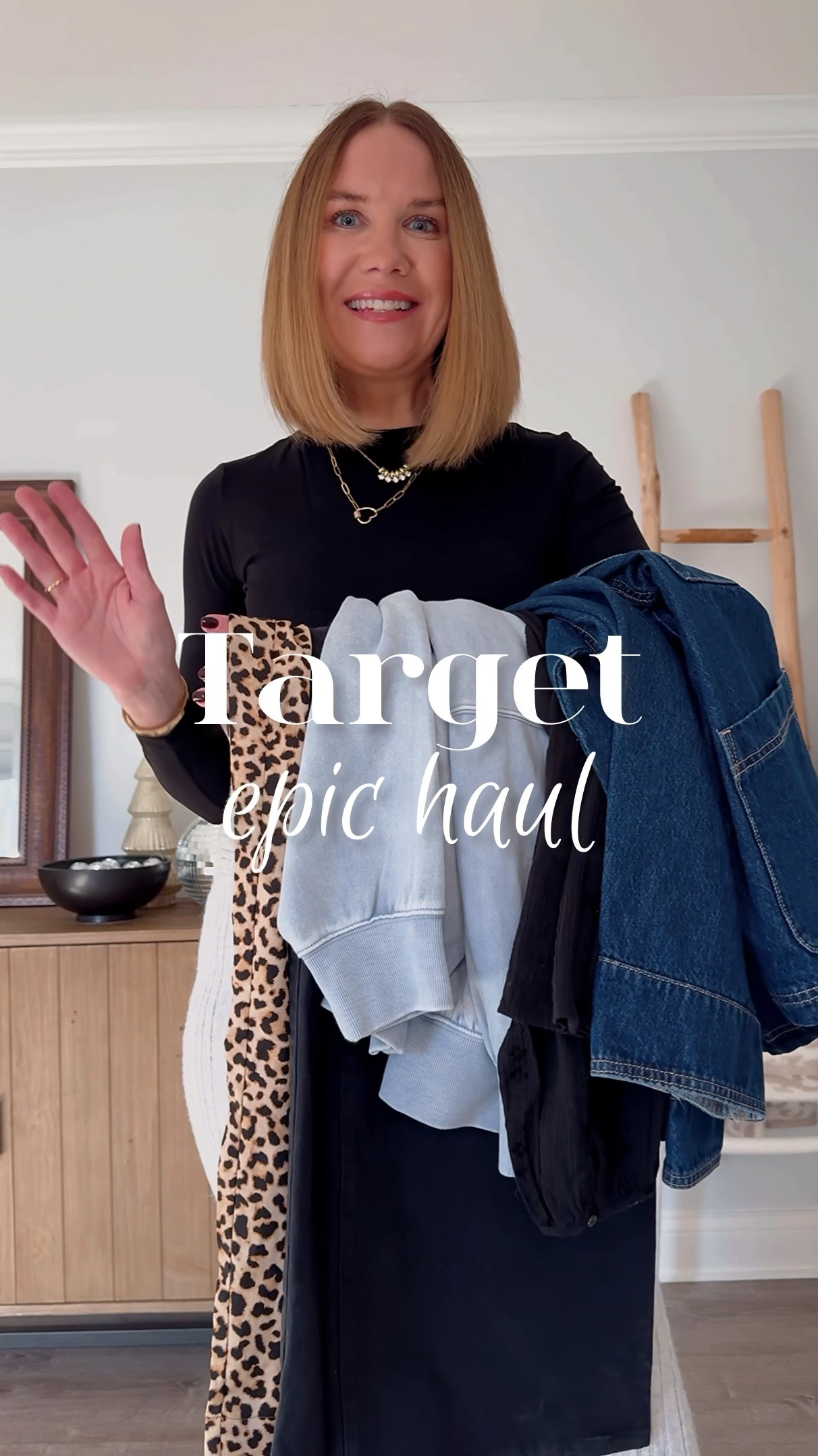 This might be my favorite Target haul EVER!!! There is a little something for everyone: work, errands, mom life, date night 👏🏼Everything is under $40 and is so on trend. And the quality is 🤌🏼
#targetstyle #casualoutfitideas #trending #workwear #datenightoutfit #target

Transitional spring outfit, trendy outfits for moms, workwear, teacher outfit, date night outfit, casual outfit idea, knit maxi skirt, wide leg overalls, pull in leopard pants, spring tops, tunic sweater, super wide leg jeans, matching set for spring

#LTKSeasonal #LTKWatchNow #LTKStyleTip
