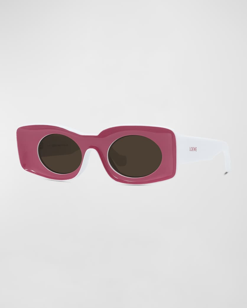 Oval Injection Plastic Sunglasses | Neiman Marcus