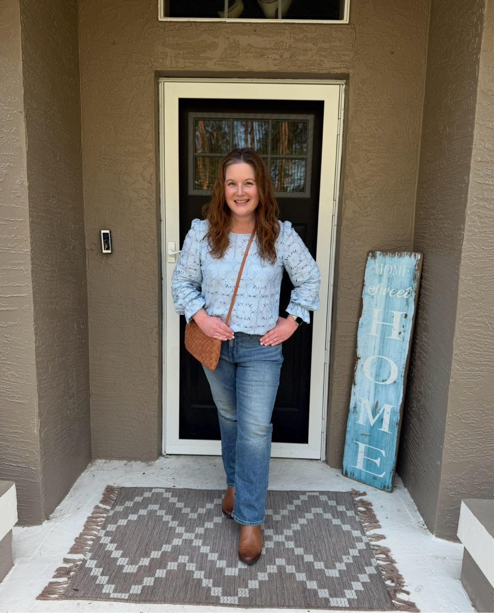 Nordstrom jeans, Nordstrom style finds, sale finds, eyelet top, Amazon spring style, Madewell bag, Sam Edelman boots, wide calf boots, petite denim, Madewell jeans, Kick Out Crop denim 

#LTKStyleTip #LTKPetite #LTKSaleAlert