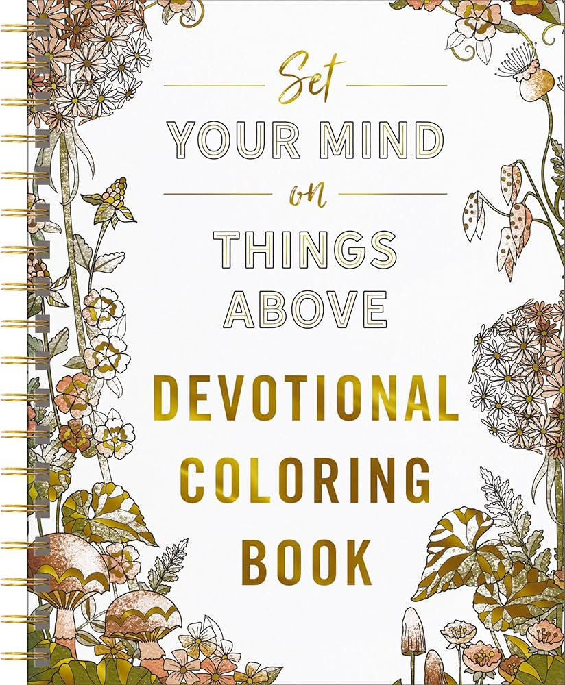 Set Your Mind on Things Above: Devotional Adult Coloring Book (75 Daily Devotions and Coloring Pa... | Amazon (US)