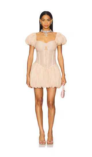 Aniye Records Sally Balloon Dress in Blush. - size S | Revolve Clothing (Global)