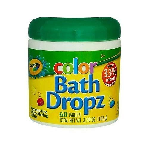 Bath Dropz Water-Coloring Tablets, 3.59 oz, 60 Ct | Amazon (US)