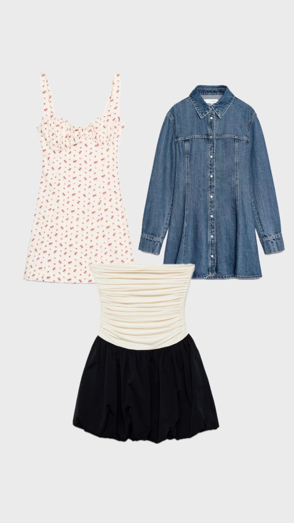 3 mini dress Zara/Mango 💘