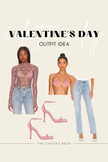 Valentine’s Day outfit idea // free people layering top / bralette / agolde jeans / Steve Madden heels 

#LTKSeasonal #LTKFind #LTKstyletip