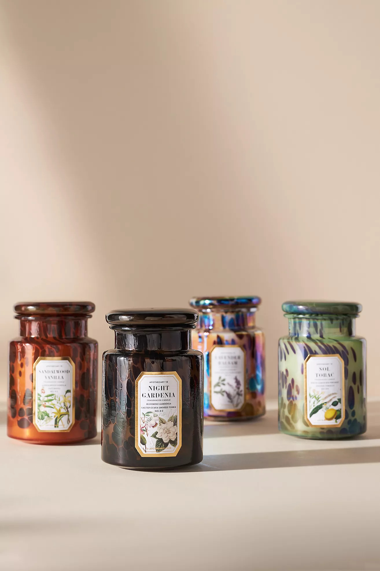 Apothecary 18 Floral Night Gardenia Glass Jar Candle | Anthropologie (US)