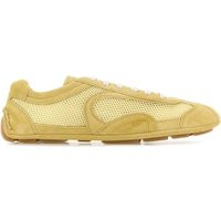 Prada Yellow Suede And Mesh Montecarlo Sneakers | Balardi (US & Canada)