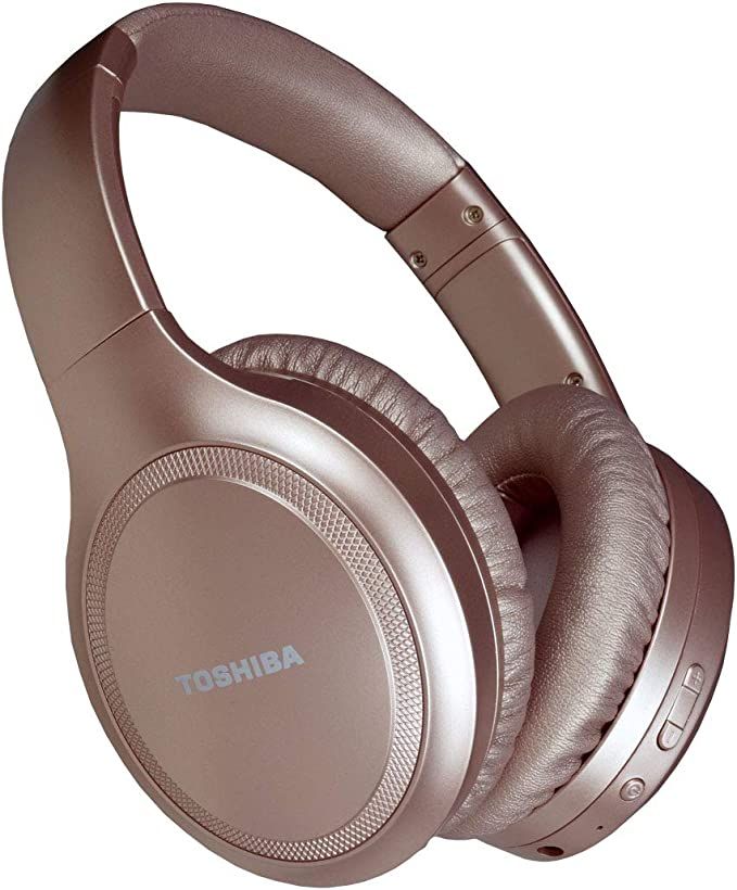 Toshiba Noise Cancelling Bluetooth Headphones | Wireless Over Ear Headphones | Bluetooth Headset ... | Amazon (US)