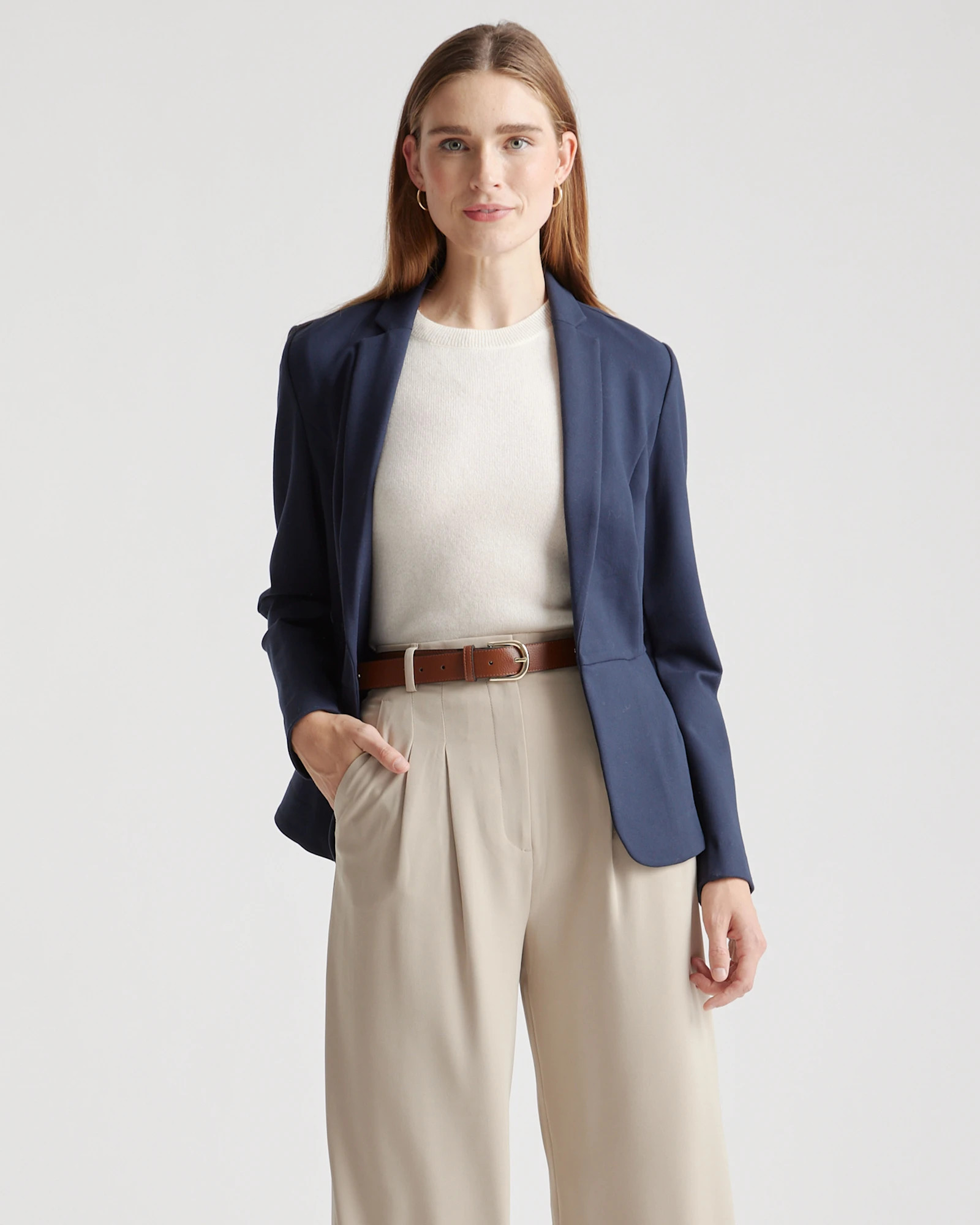 Ultra-Stretch Ponte Blazer | Quince