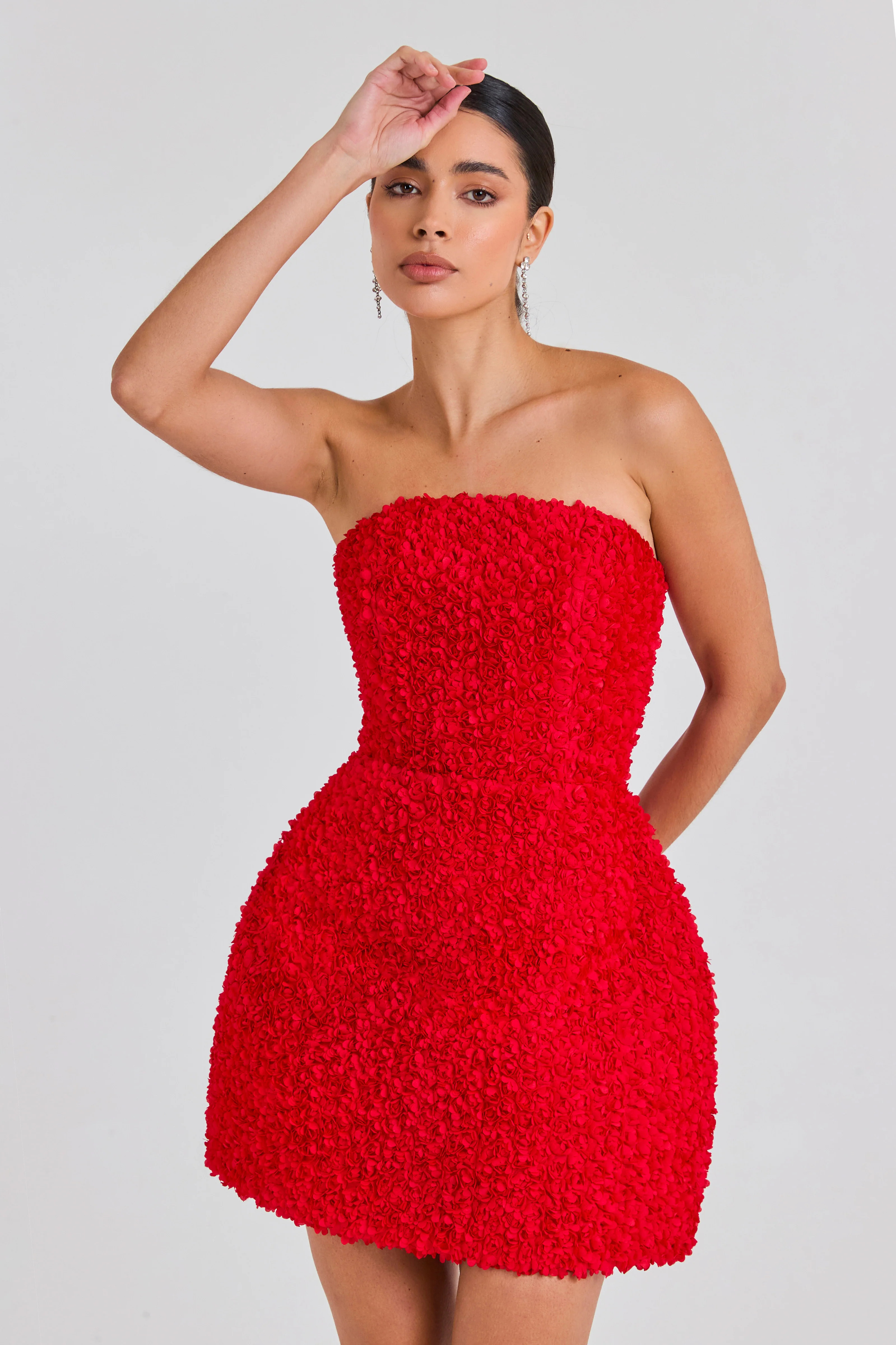 Maisy Red Dress | Nadine Merabi