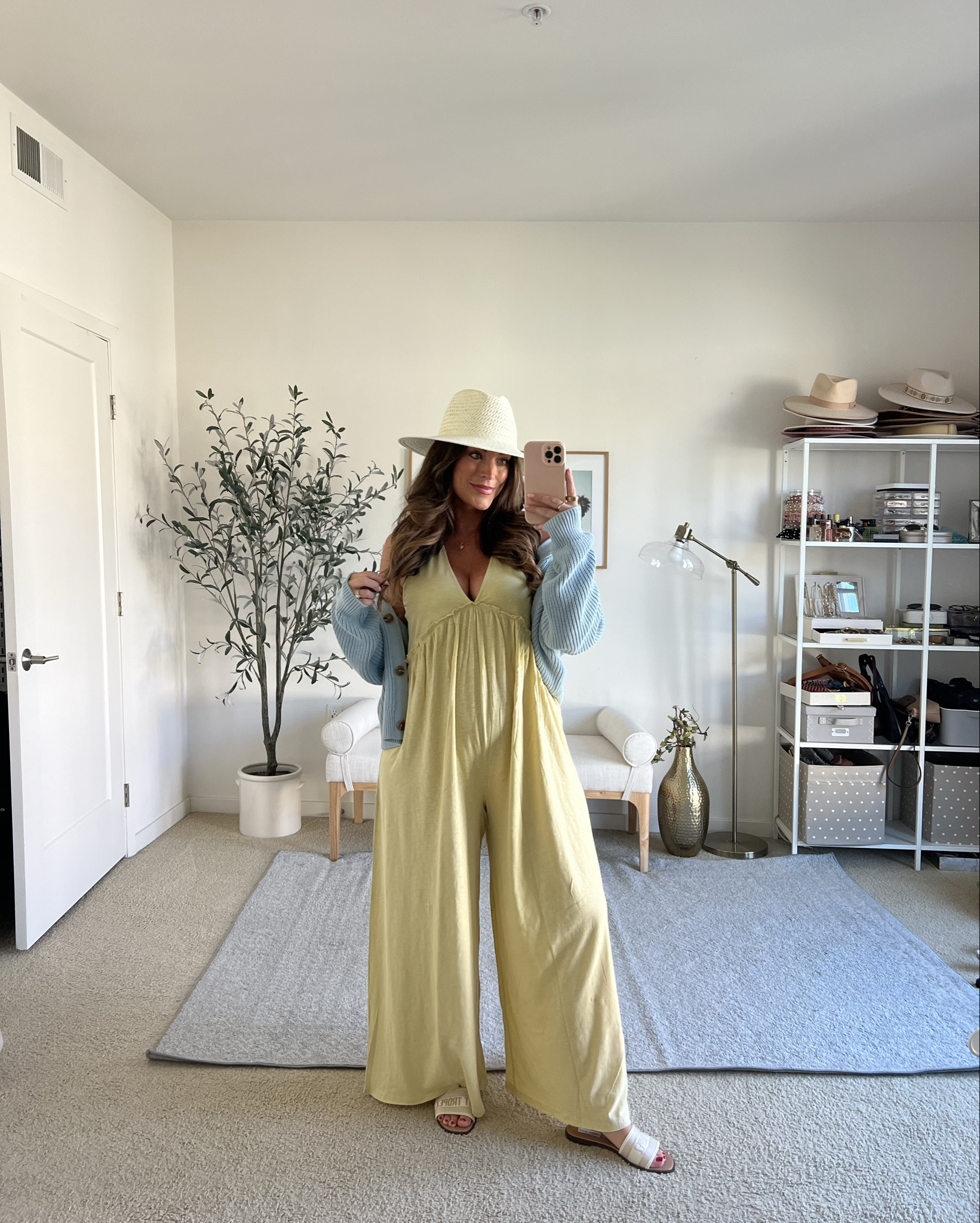 Obsessed with the yellow jumpsuit. I love how comfy and versatile this is!

In a size large 

#LTKSeasonal #LTKBump #LTKMidsize