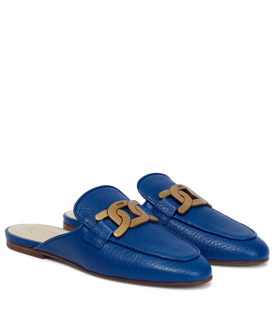 Catena chain-link leather slippers | Mytheresa (US/CA)