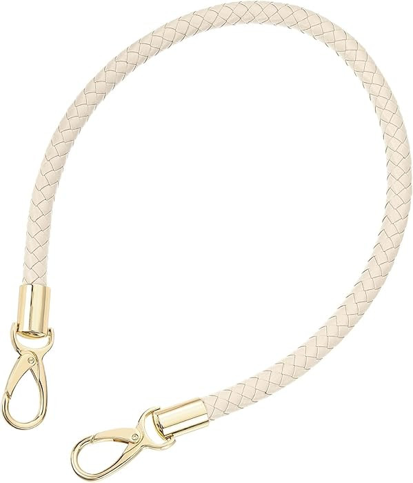 uxcell Leather Purse Strap, 1Pc 60cm/23.62" Short Leather PU Braided Purse Replacement Handle wit... | Amazon (US)